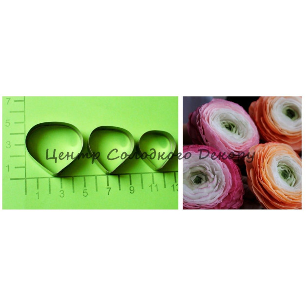 Вирубка метал пелюстки ранункулюс