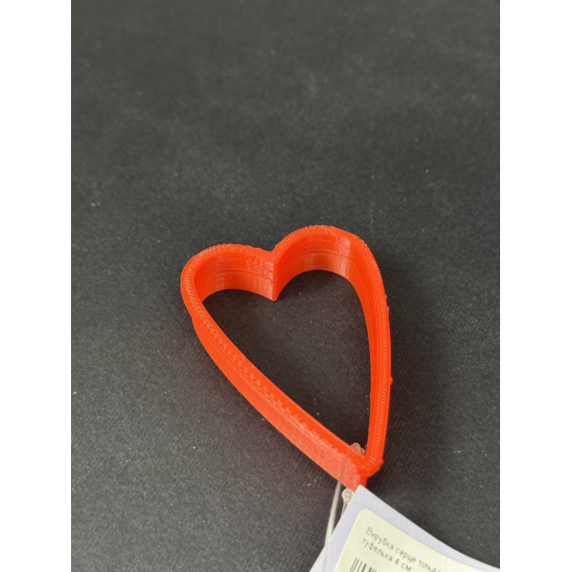 Вирубка серце тільда 6 см , туфелька 4 см