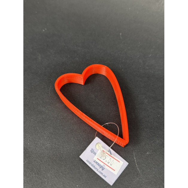 Вирубка серце тільда 9 см