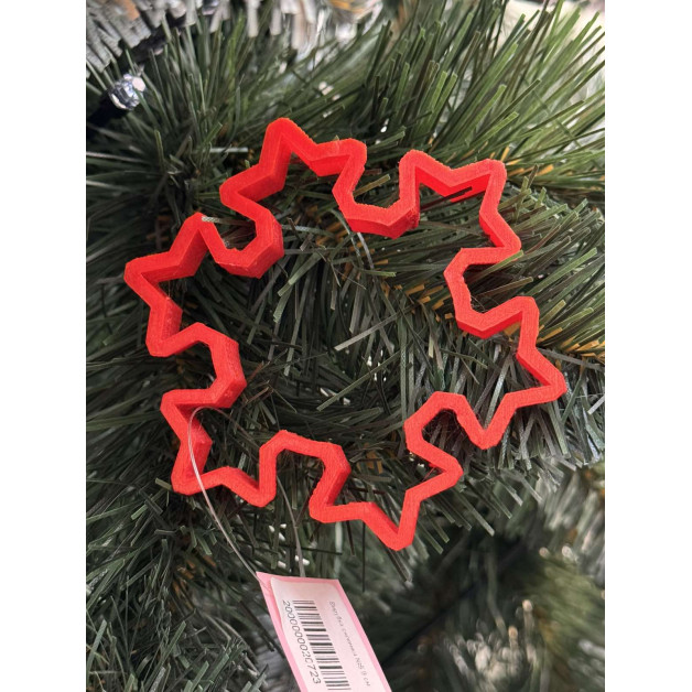 Вирубка сніжинка №5 10,5 см, ялинка