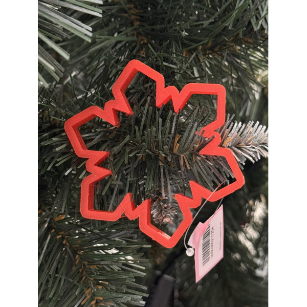 Вирубка сніжинка 8 см