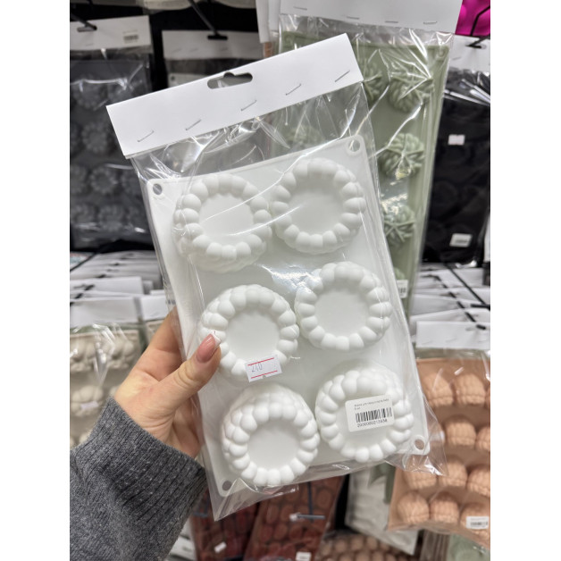 форма для євродесертів бабл 6 шт