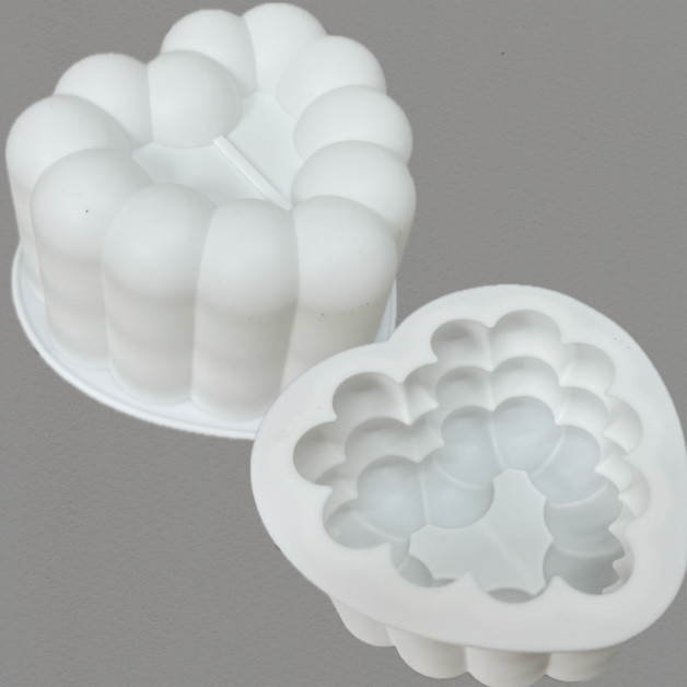 форма для євродесертів бенто серце бульбашки d11 h7