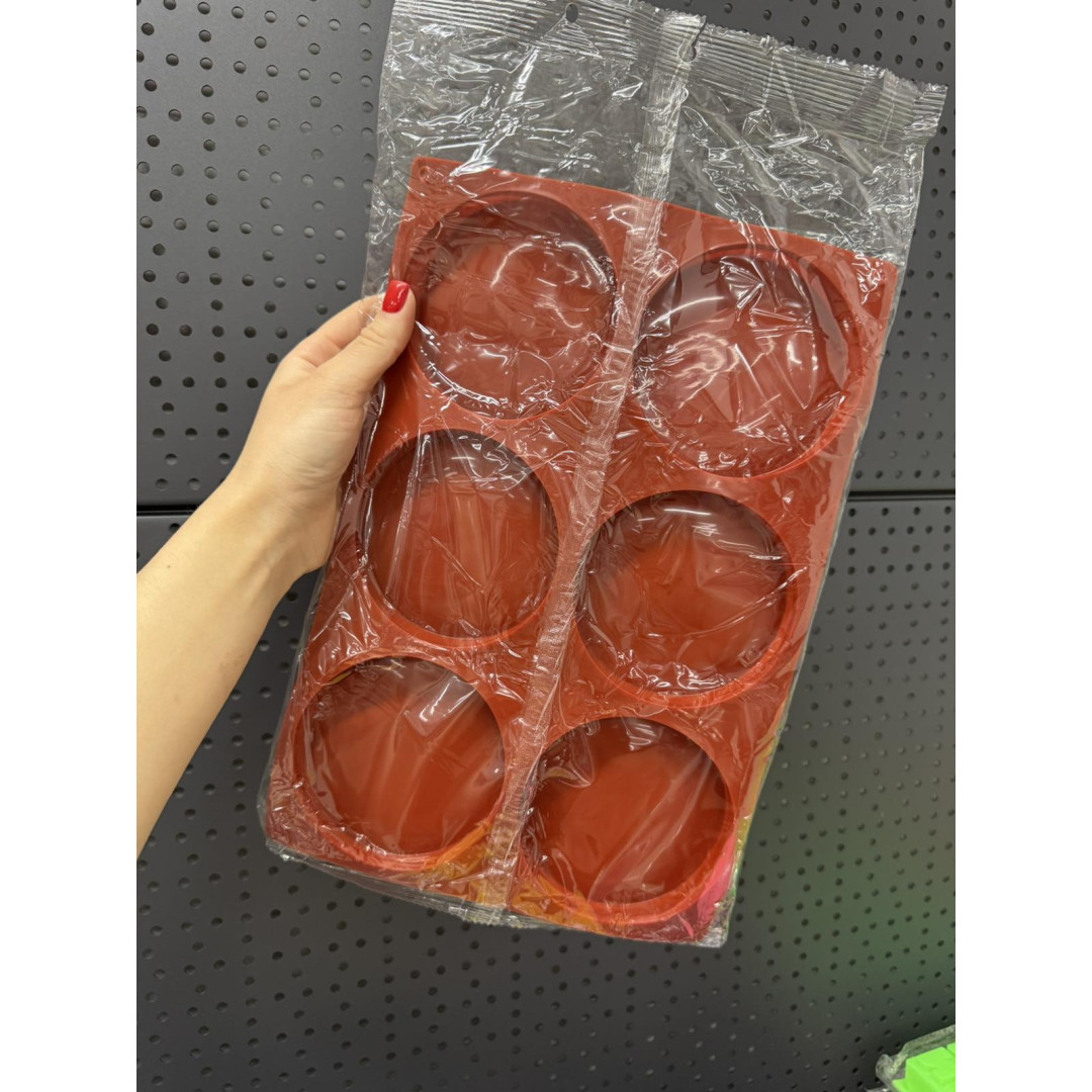 форма для євродесертів круг h2 d10 см 6 шт