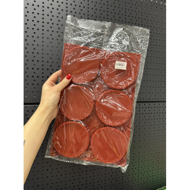 форма для євродесертів круг h2 d10 см 6 шт