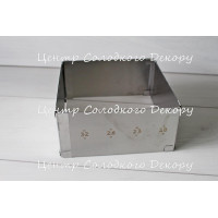 форма розсувна квадратна H8,5см 18*18-32*32 см