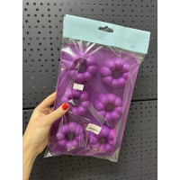 форма силіконова для кексів з діркою 6 шт планшет