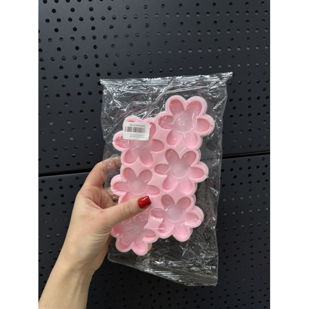 форма силіконова для льодяників квіти 6 шт