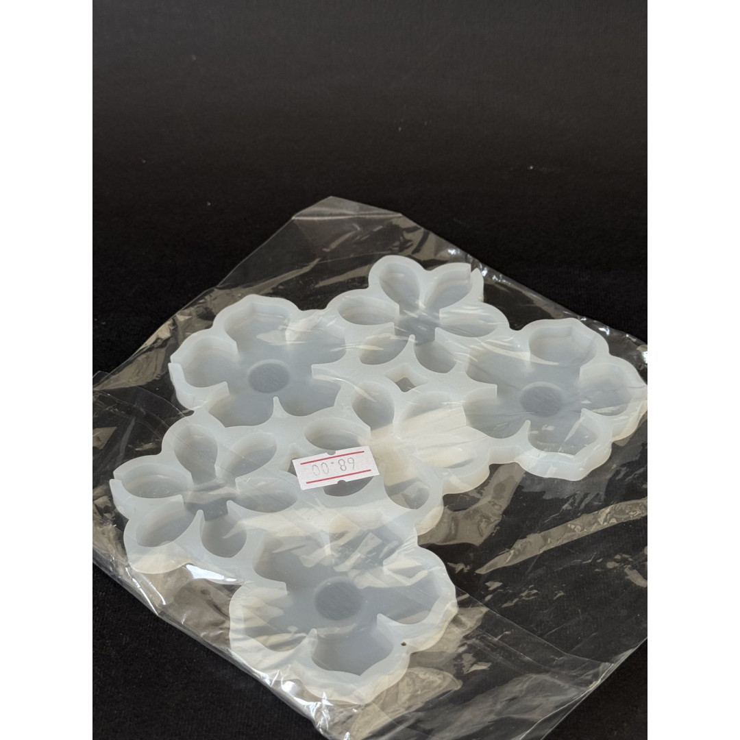 форма силіконова для льодяників квіточки 6 шт