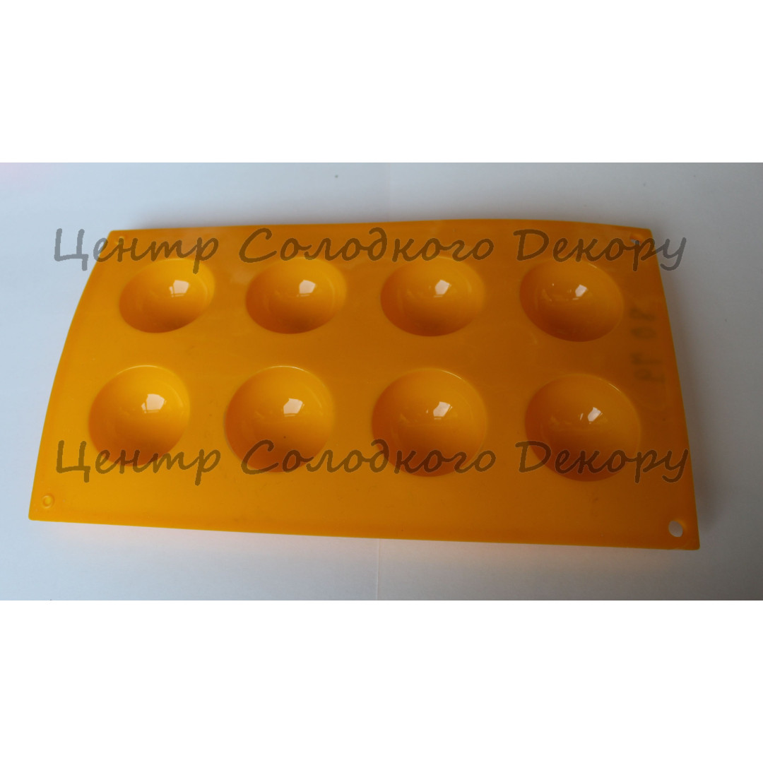 форма силіконова півсфера 5 см. Китай. планшет