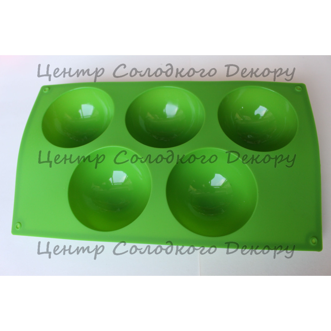 форма силіконова півсфера 8 см. Китай.