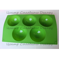 форма силіконова півсфера 8 см. Китай.