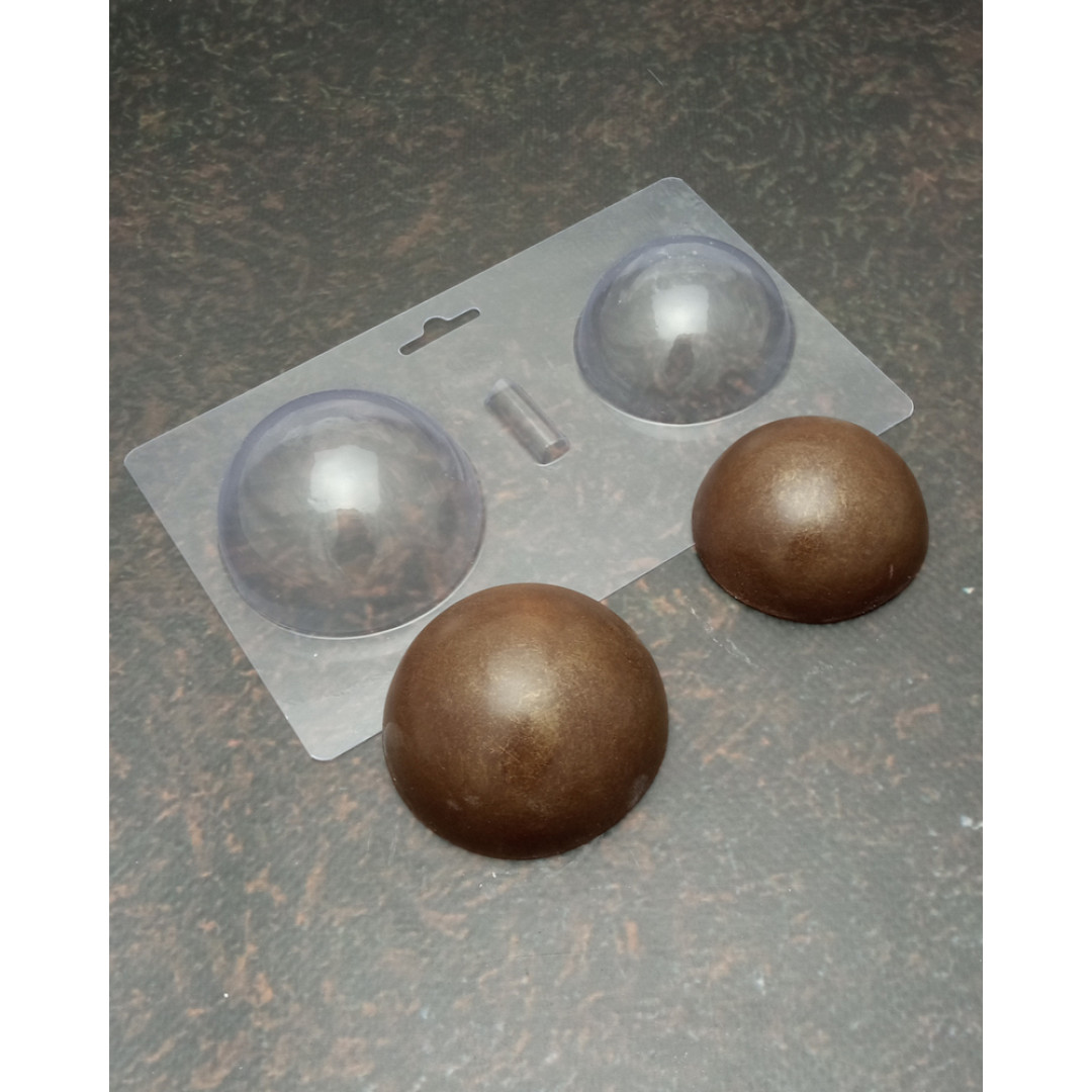 форми для шоколаду Сфери кульки 5,5см 3 шт, 7,5 см 2 шт