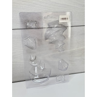 форми для шоколаду Ялинка 3д діамантова