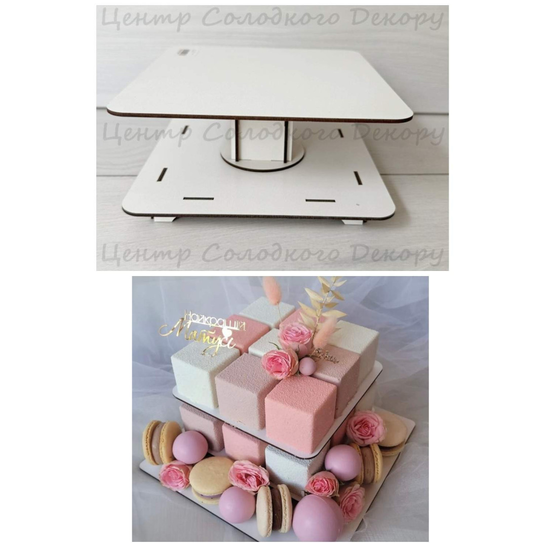 підставка ДВП 2-х повер. кубик рубик