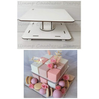 підставка ДВП 2-х повер. кубик рубик