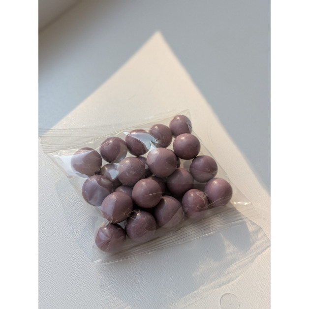посипка дуті рисові кульки 1,5 см фіолетові 50 грам