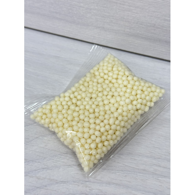 посипка дутий рис глазур білий шоколад 50 грам