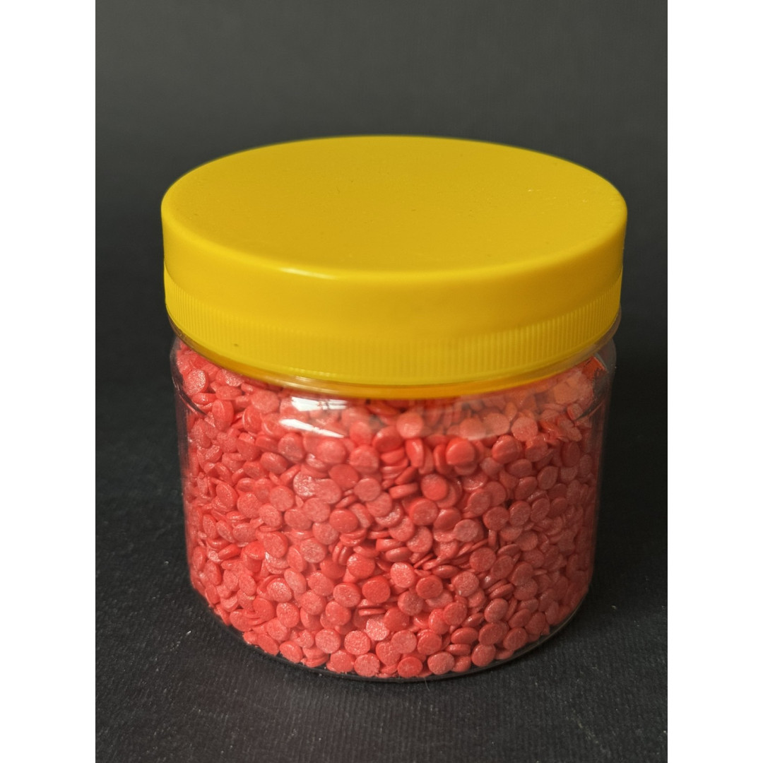 посипка конфеті червоні 100  грам