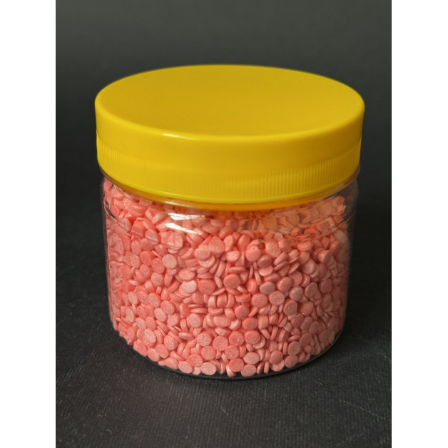 посипка конфеті рожеві 100  грам