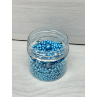 посипка перлини блакитні 2-10 мм 100 грам