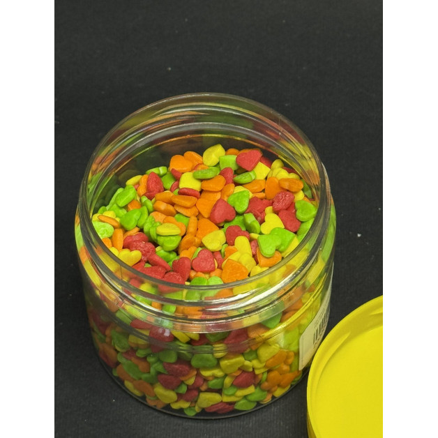 посипка серця мікс матові №3 100 грам