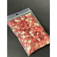 посипка серця мікс перламутрові 50грам