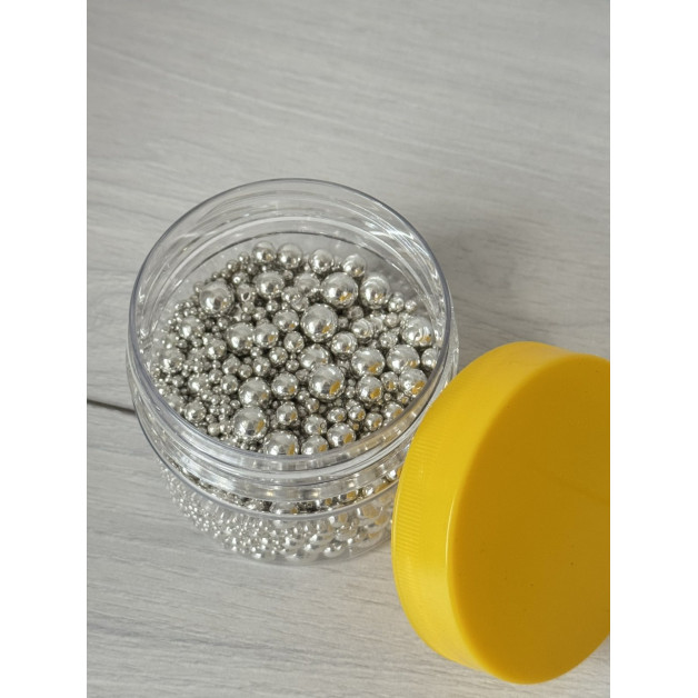 посипка Італія срібна мікс 100 грам банка