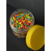 посипка зірочки №3 мікс 100 грам