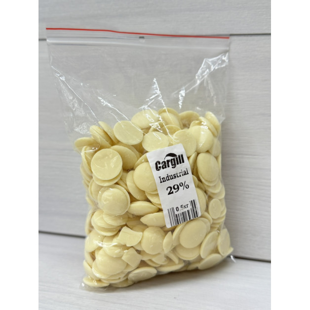 шоколад Cargill білий 29% 0.5 кг