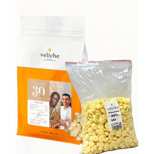 шоколад Veliche білий 30% 0.5кг