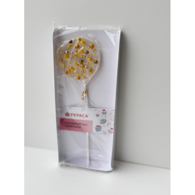 Льодяник на паличці з посипкаю d50