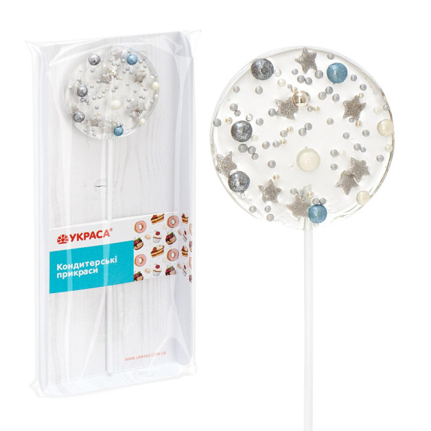 Льодяник на паличці з посипкаю d50