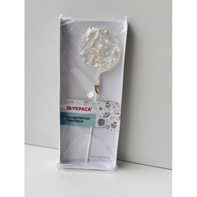 Льодяник на паличці з посипкаю d50