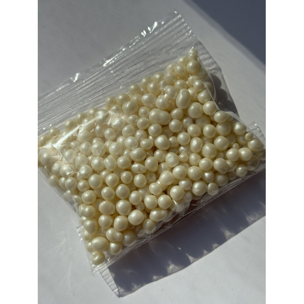 Посипка перлинки білі 8мм -(Туреччина) 50г