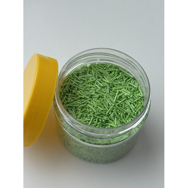 Посипка "Перламутрова паличка  Добрик "світло зелена 100г