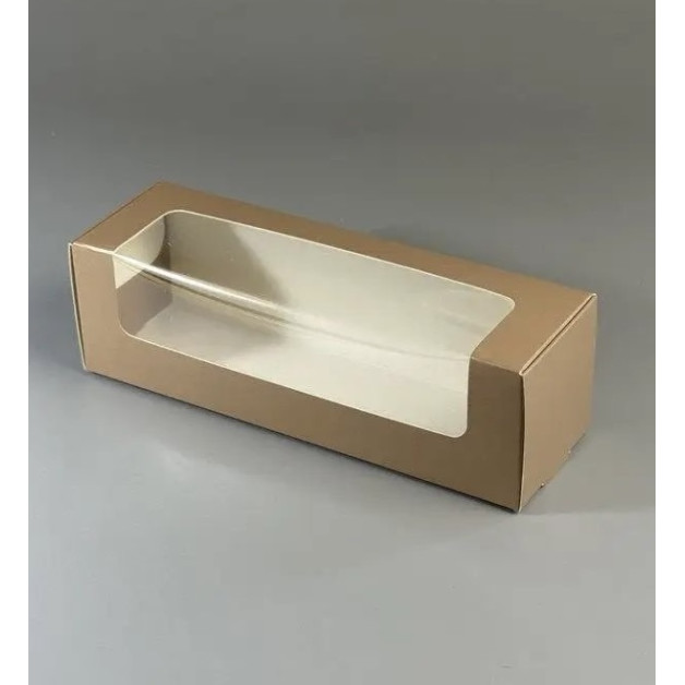 Коробка для макаронс Шоколад 200*60*60