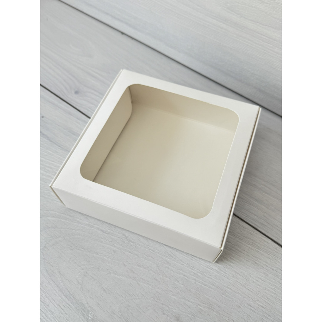 Коробка для макаронс, еклерів, зефіру 15*15*5