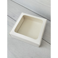 Коробка для макаронс, еклерів, зефіру 15*15*5