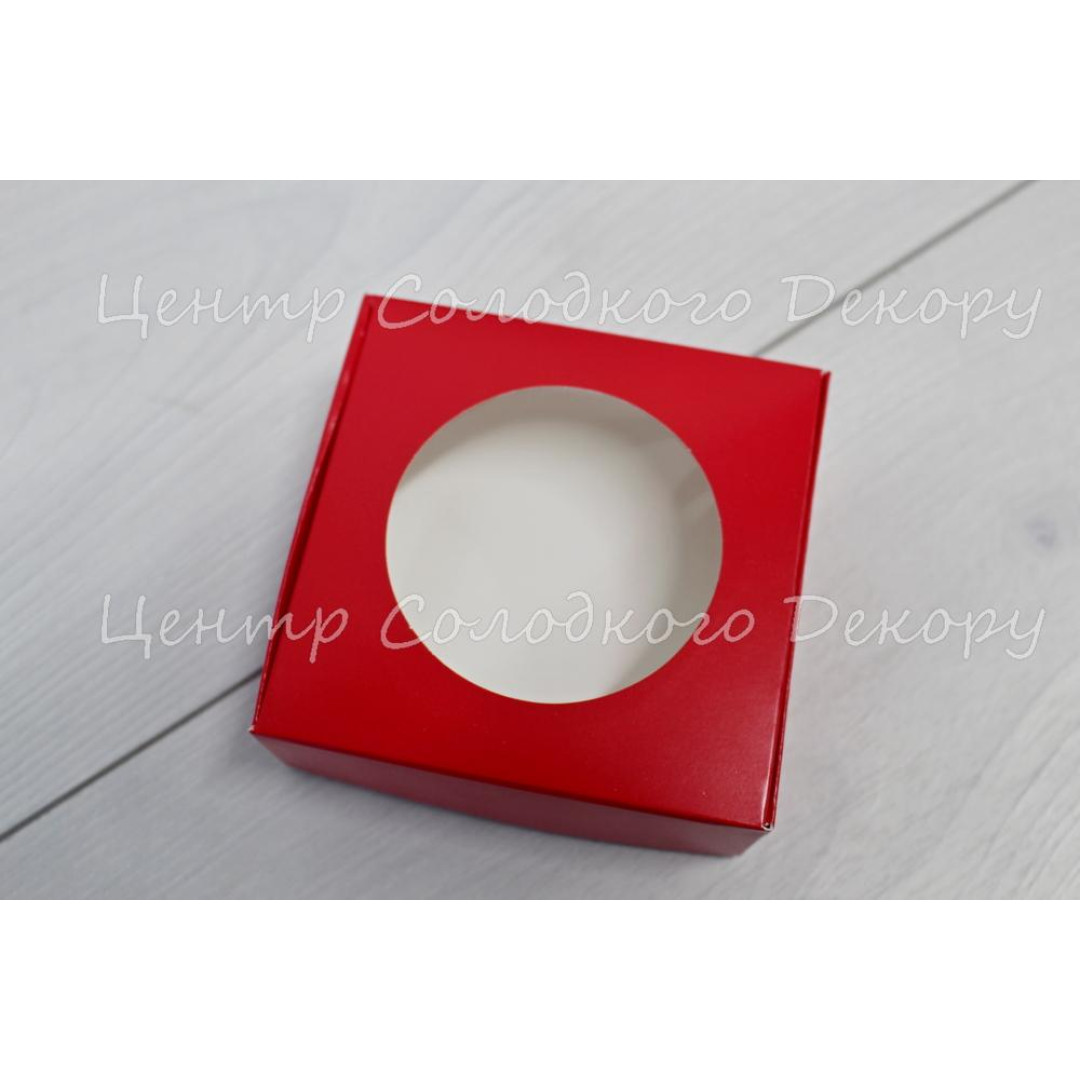 Коробка для макаронс на 4 шт 10*10*3,5 см (рожева, блакитна, червона) Уточняйте колір у коментарях.
