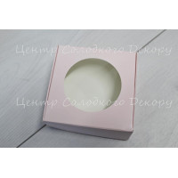 Коробка для макаронс на 4 шт 10*10*3,5 см (рожева, блакитна, червона) Уточняйте колір у коментарях.
