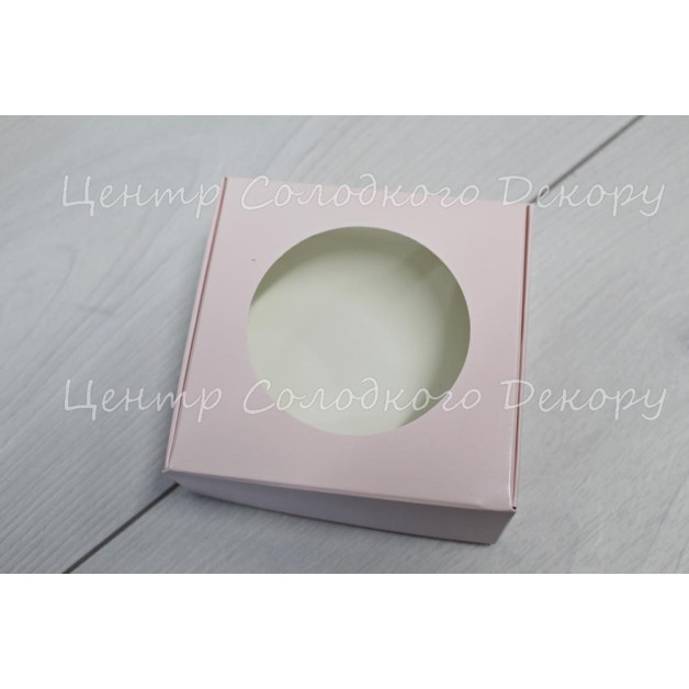 Коробка для макаронс на 4 шт 10*10*3,5 см (рожева, блакитна, червона) Уточняйте колір у коментарях.
