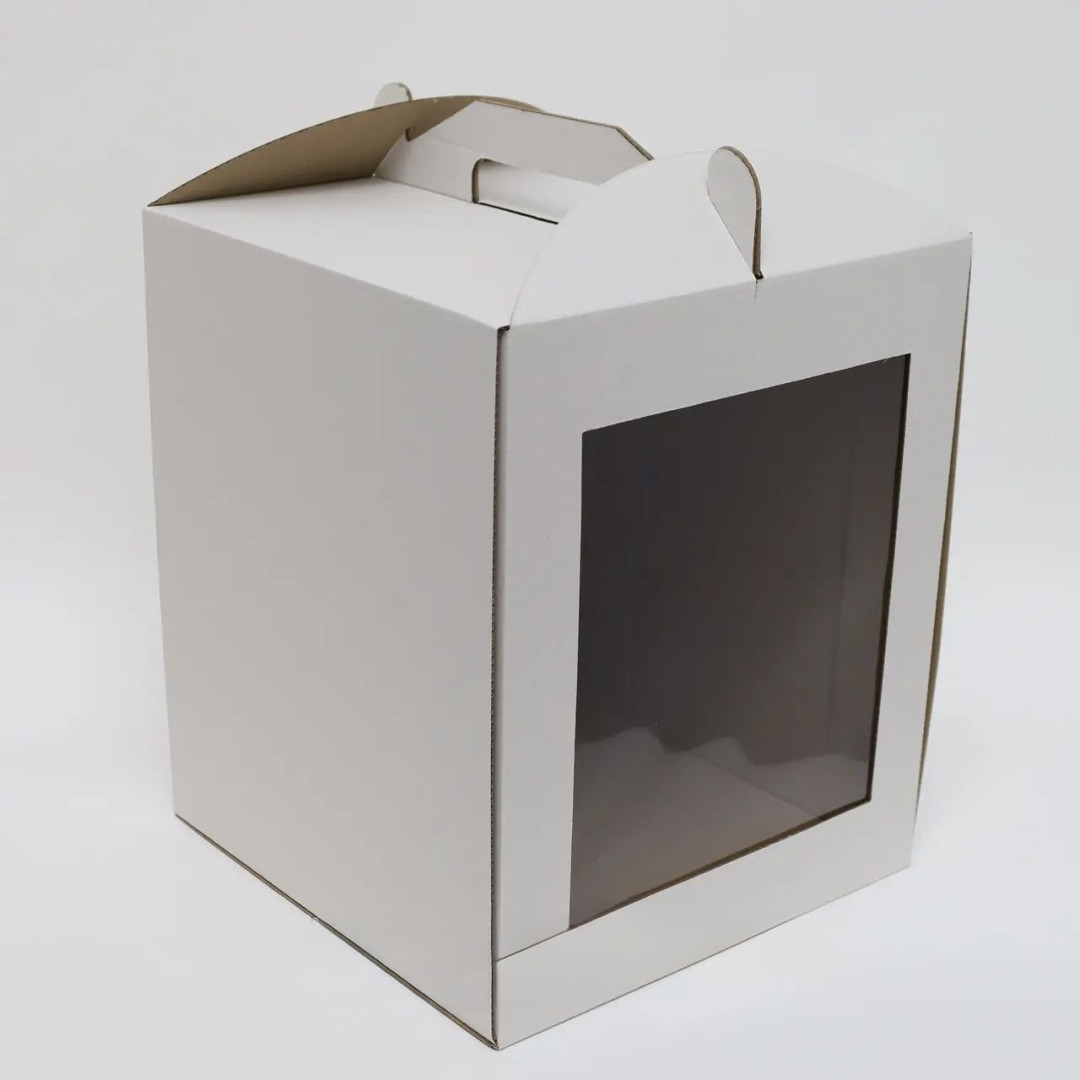 Коробка торт 250*250*300 з вікном