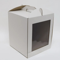 Коробка торт 250*250*300 з вікном