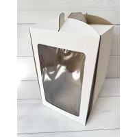 Коробка торт 250*250*400 з вікном