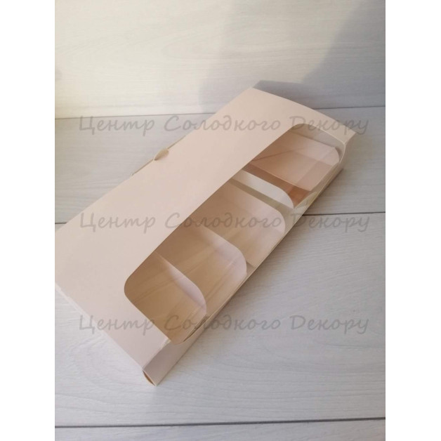 Коробка для еклерів і ескімо 31*14,4*5 біла