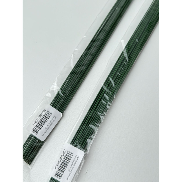 Дріт Флористичний зелений без покриття № 1,0