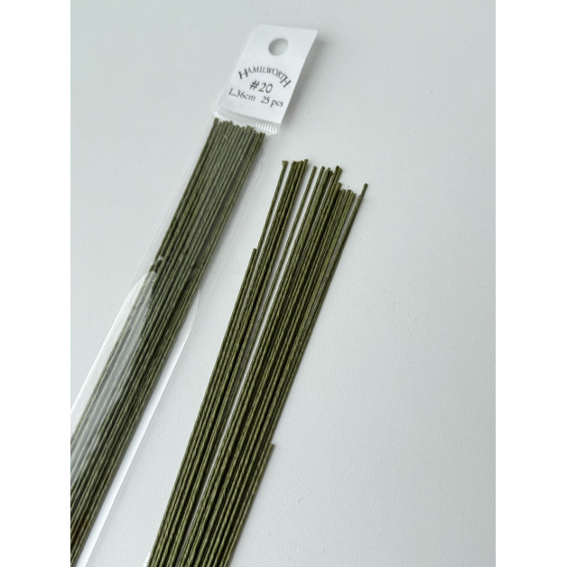 Дріт Флористичний зелений "Hamilworth" № 20