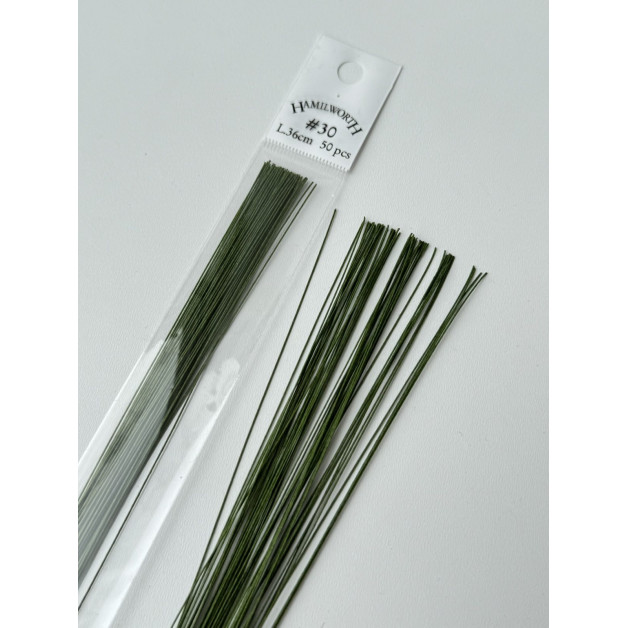 Дріт Флористичний зелений "Hamilworth" № 30