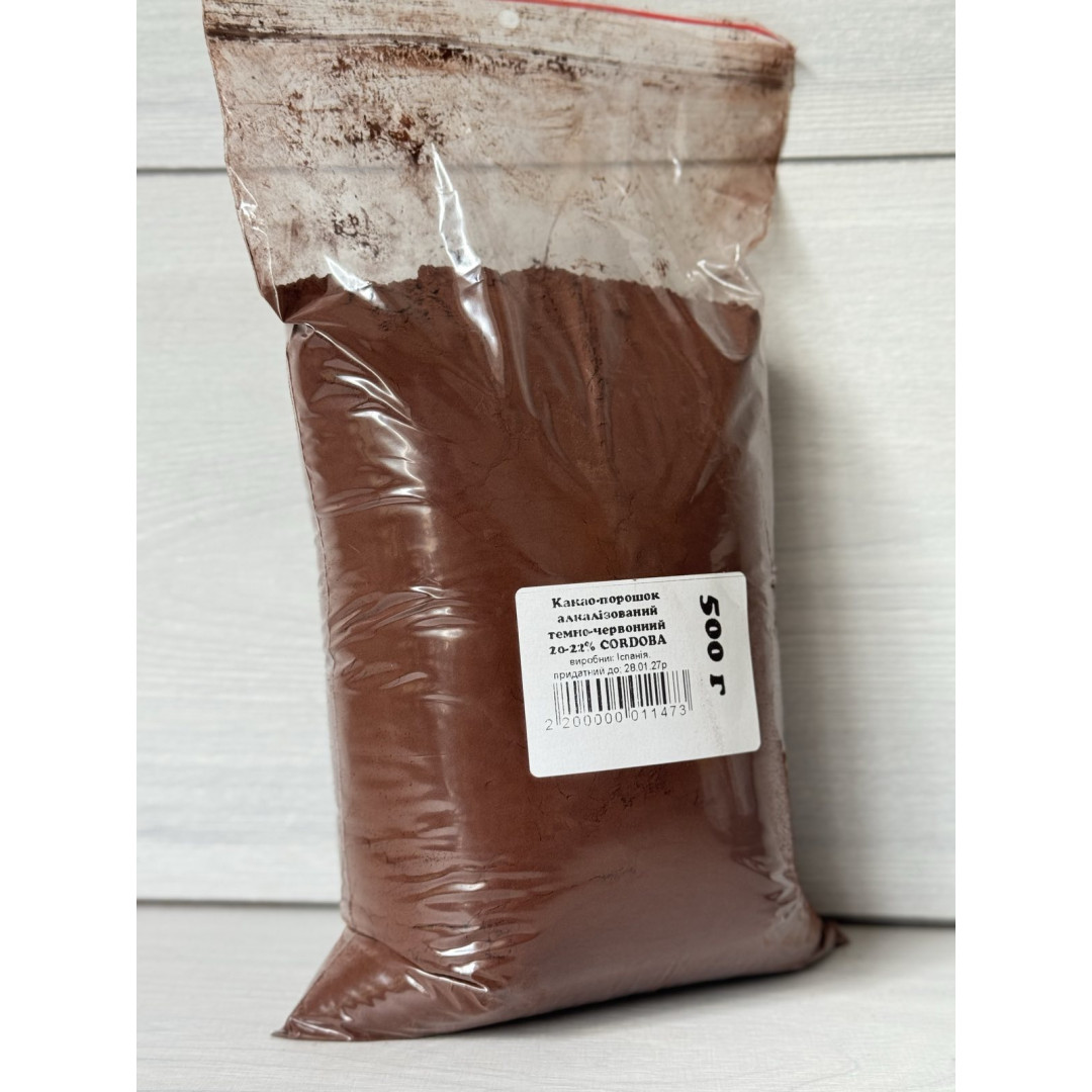 какао 500 грам 20-22% Cordoba темно-червоне